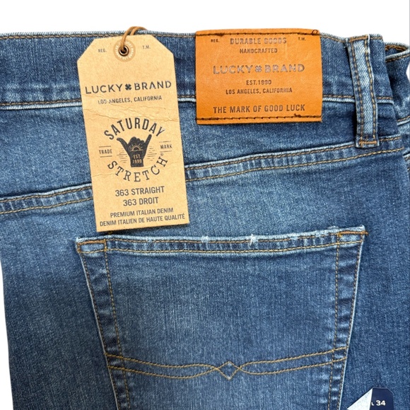 Lucky Brand saturday stretch 363 straight jean, NEW WITH TAGS - Picture 3 of 4